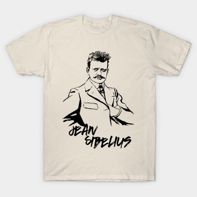 Jean Sibelius T-Shirt by Erena Samohai